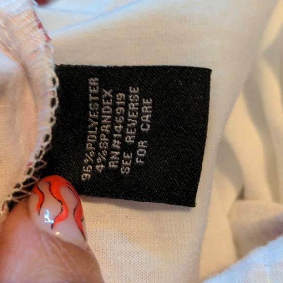 AMERICAN FLAG SEQUIN red white & blue festival tank 1X - Picture 11 of 13